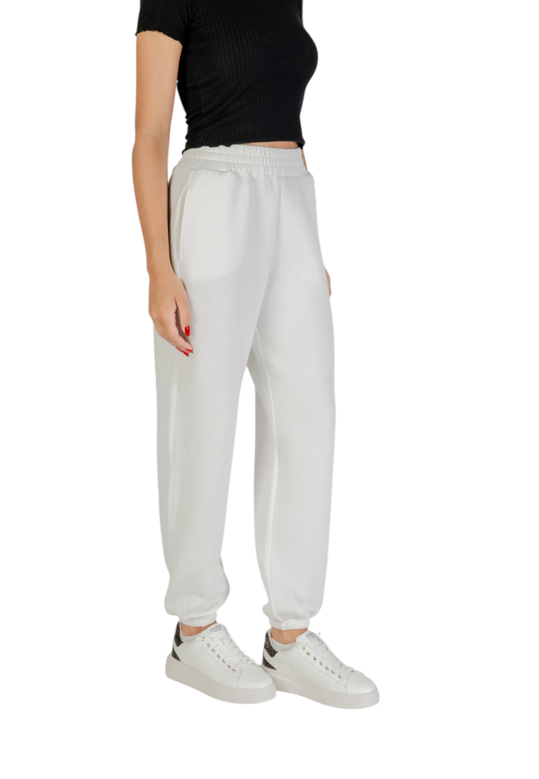 Pantalon Guess Active couleur blanc — vue 4