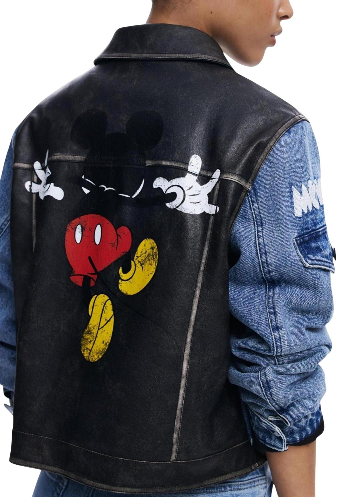 Veste Desigual couleur bleu — vue 3