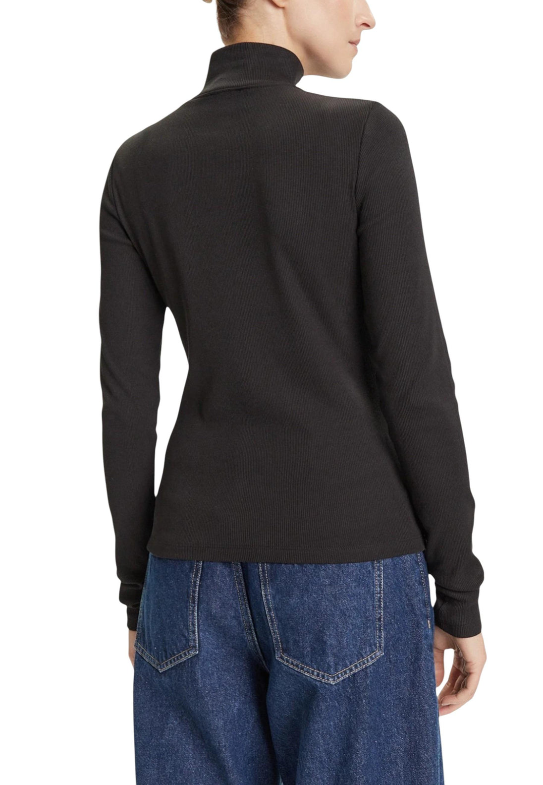 Pull Calvin Klein Jeans couleur noir — vue 3