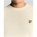 Pull Lyle & Scott couleur beige — vue 3