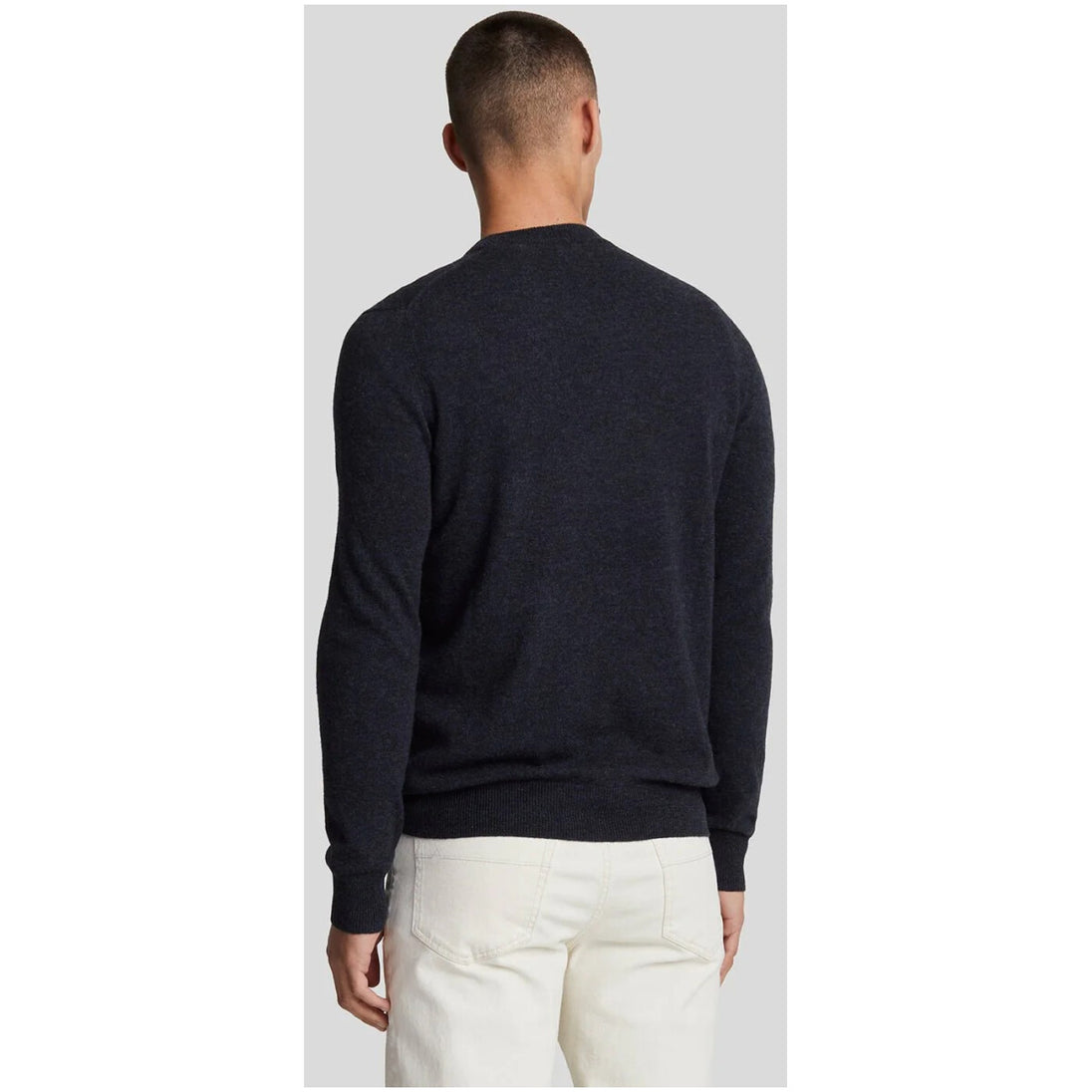 Pull Lyle & Scott couleur bleu — vue 2