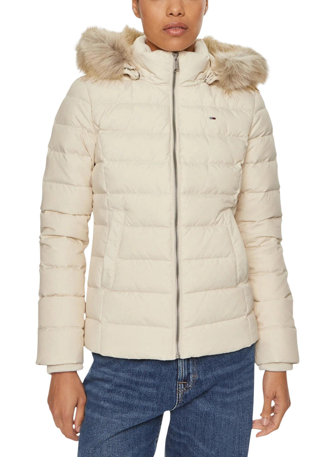 Veste Tommy Hilfiger Jeans couleur blanc
