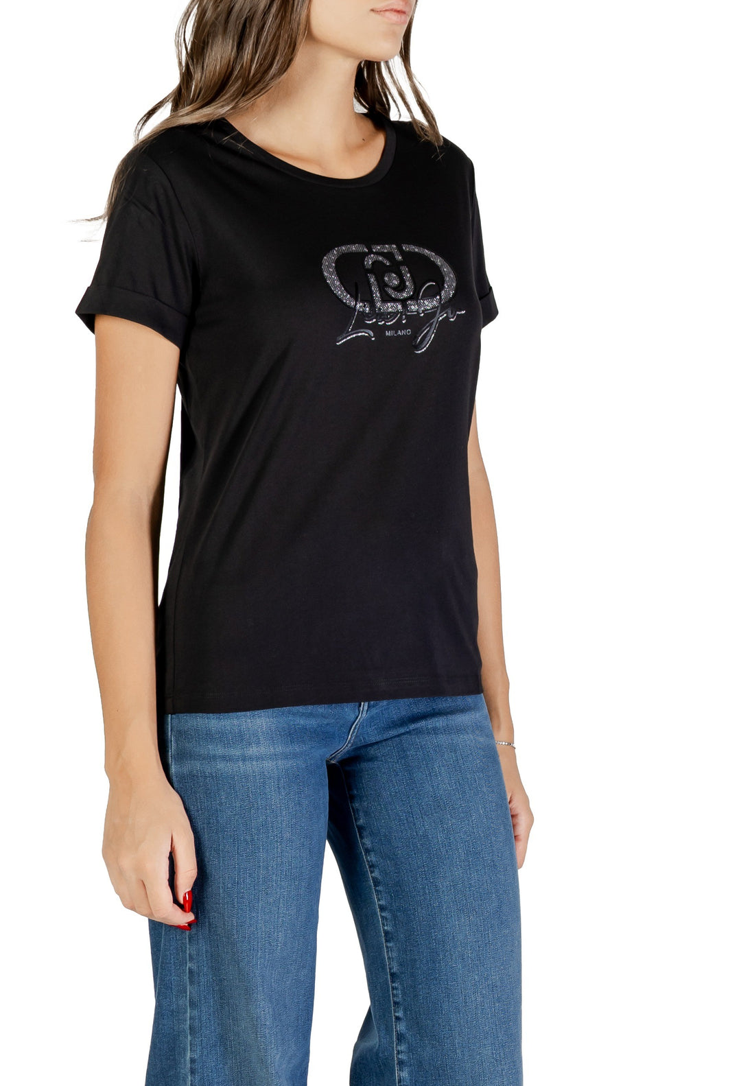 T-shirt Liu Jo couleur noir — vue 3