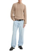 Pull Tommy Hilfiger Jeans couleur beige — vue 2