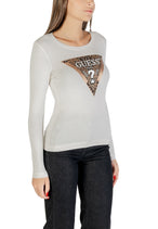 T-shirt Guess couleur beige — vue 3