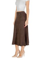 Jupe Liu Jo couleur marron — vue 3