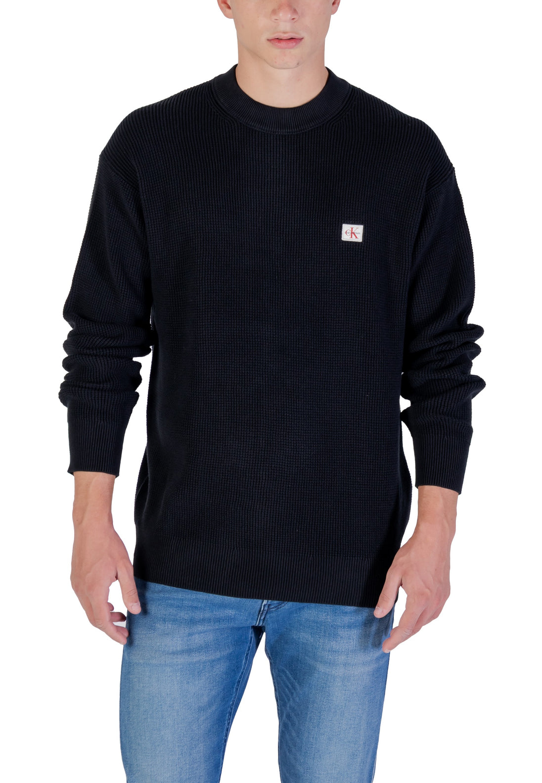 Pull Calvin Klein Jeans couleur noir — vue 5