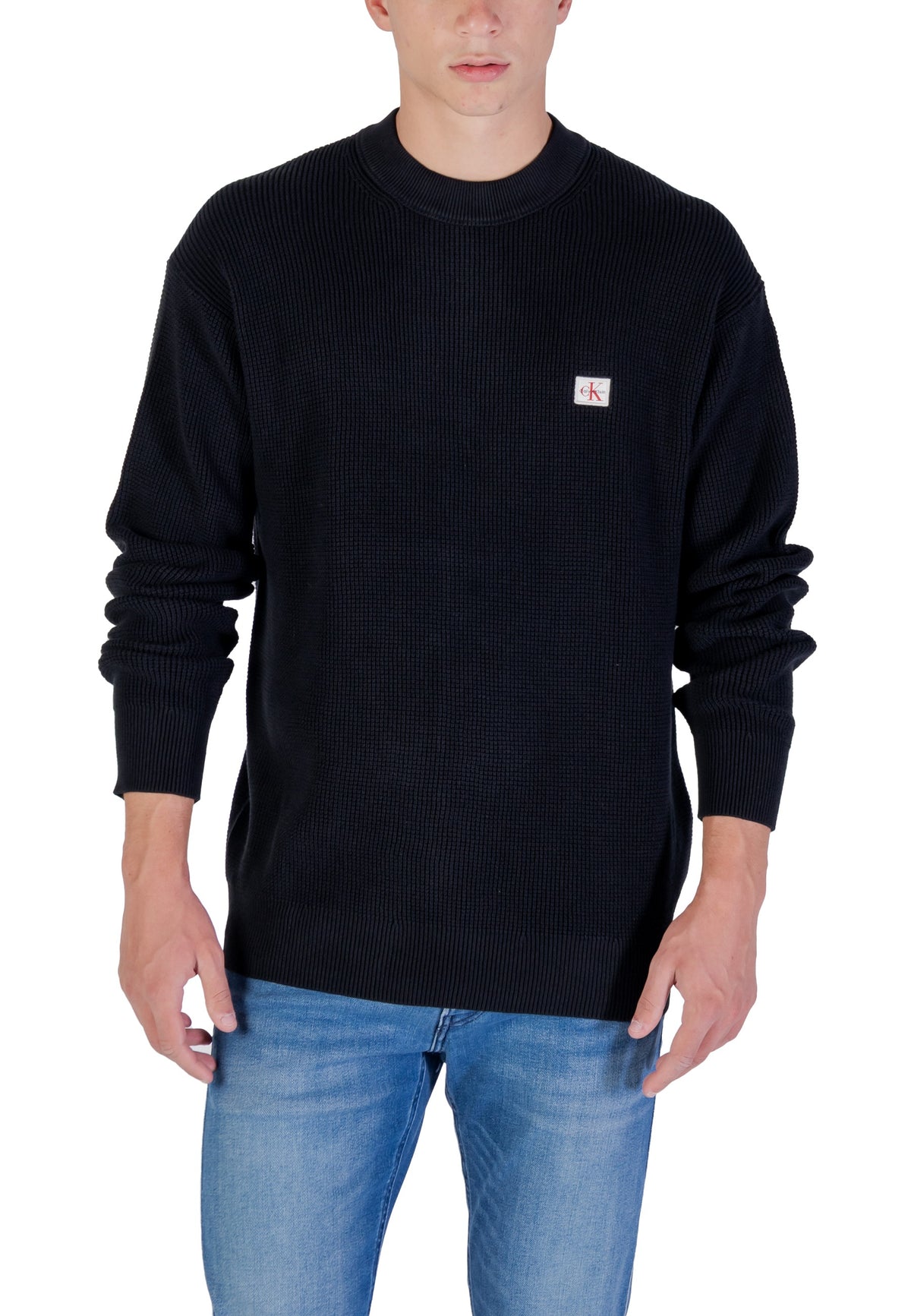 Pull Calvin Klein Jeans couleur noir — vue 5