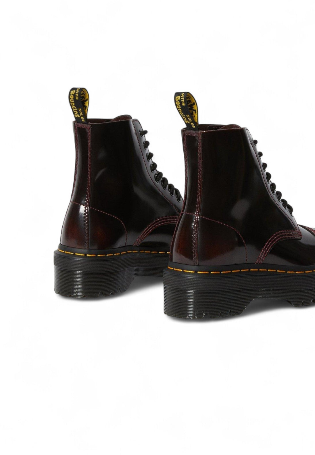 Bottes Dr. Martens couleur bordeaux — vue 5