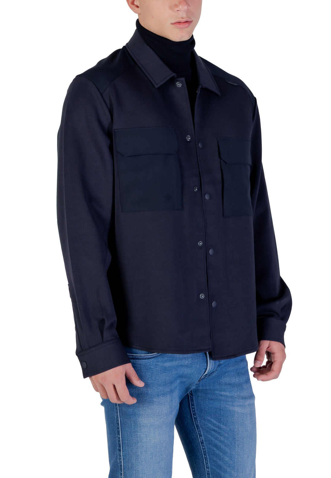 Chemise Antony Morato couleur bleu — vue 3