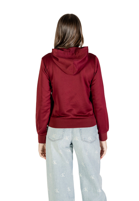 Sweat Calvin Klein couleur bordeaux — vue 2