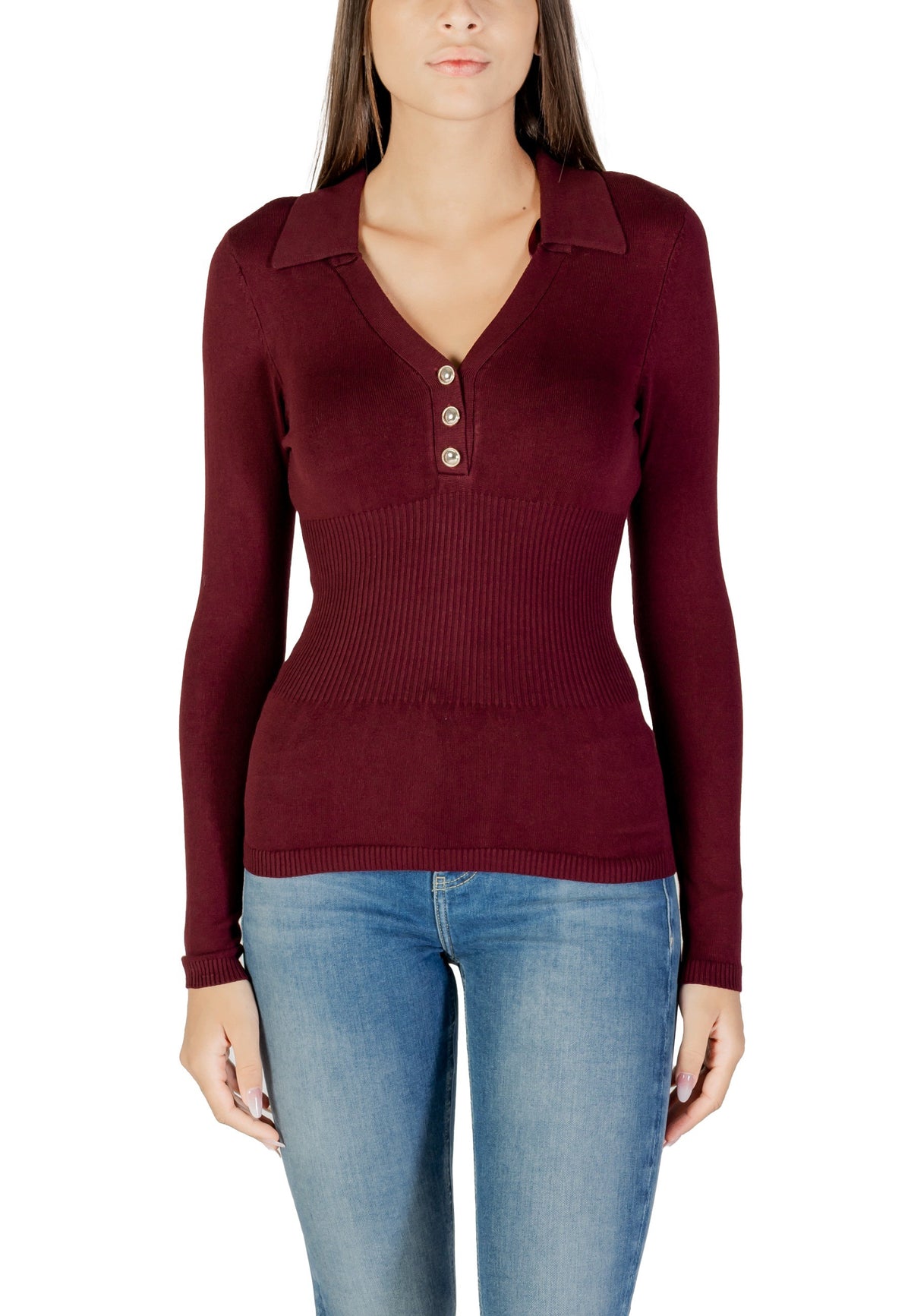 Pull Morgan De Toi couleur bordeaux