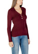 Pull Morgan De Toi couleur bordeaux — vue 3