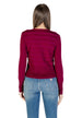 Cardigan Morgan De Toi couleur fuchsia — vue 2