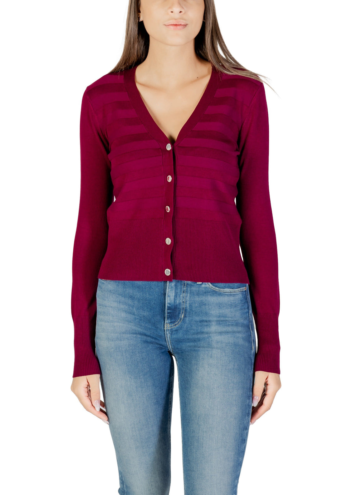 Cardigan Morgan De Toi couleur fuchsia