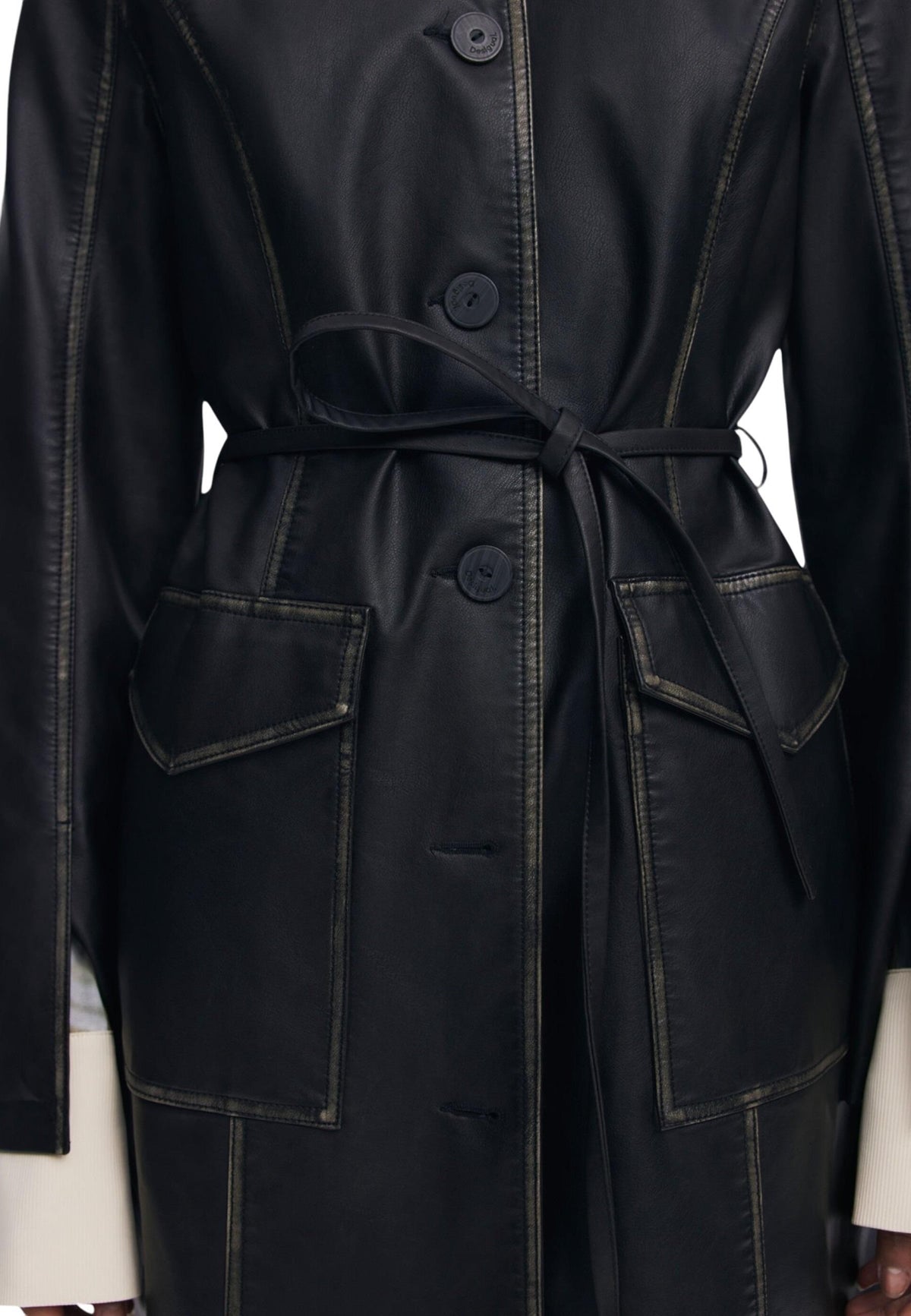 Veste Desigual couleur noir — vue 3