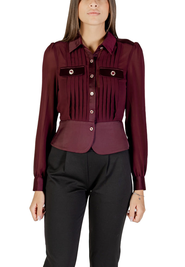 Chemise Morgan De Toi couleur bordeaux