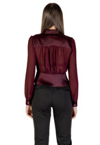 Chemise Morgan De Toi couleur bordeaux — vue 2