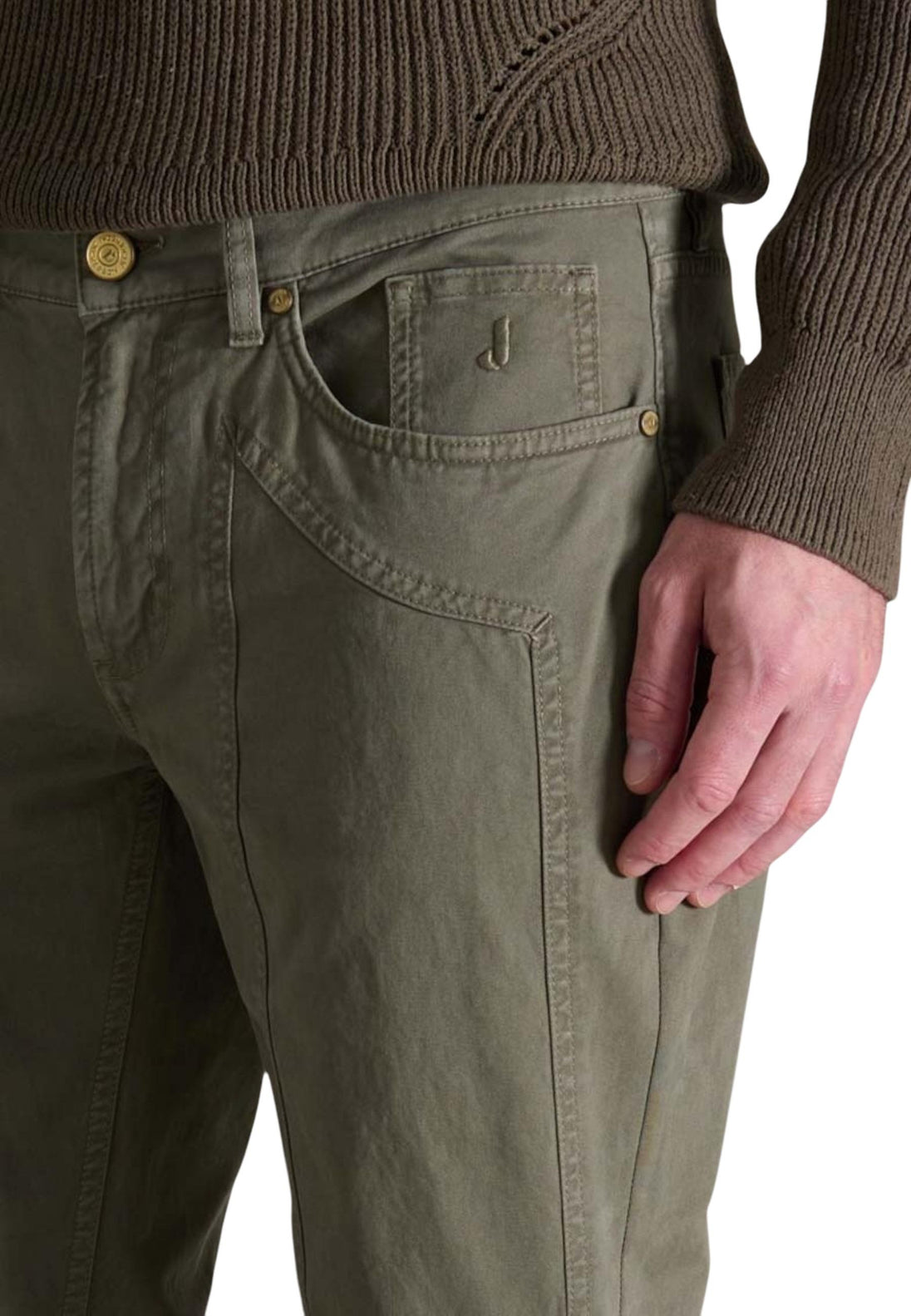 Pantalon Jeckerson couleur vert — vue 3