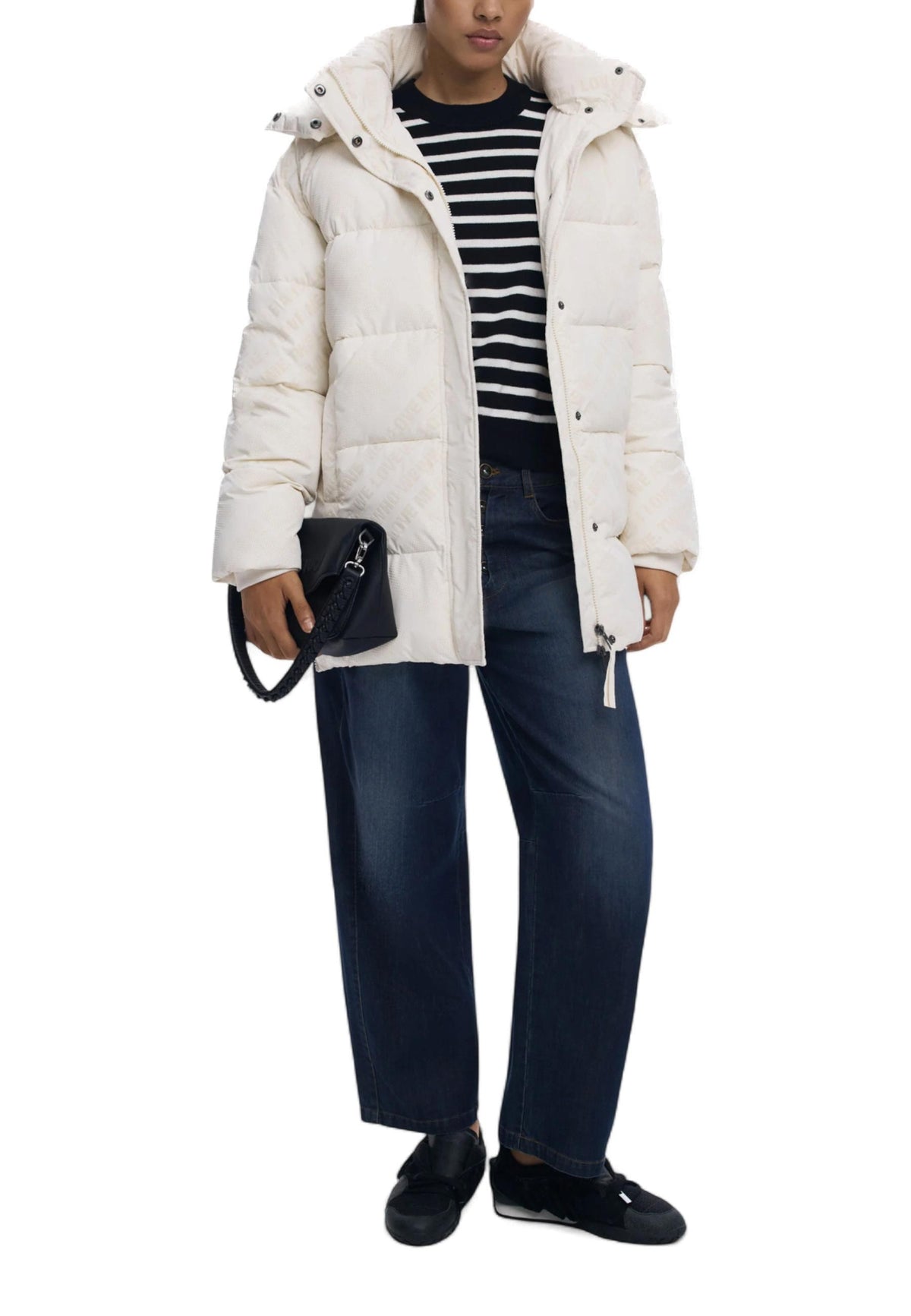 Veste Desigual couleur blanc — vue 3