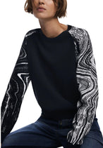 Pull Desigual couleur noir — vue 4