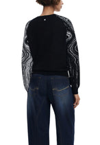 Pull Desigual couleur noir — vue 2