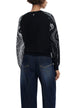 Pull Desigual couleur noir — vue 2
