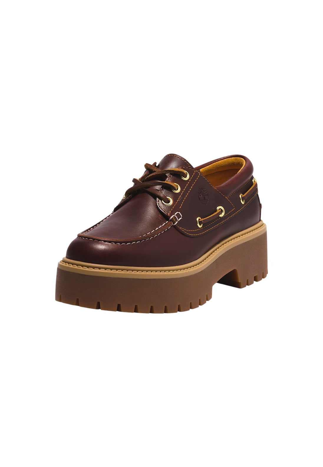 Derbies Timberland couleur bordeaux — vue 2