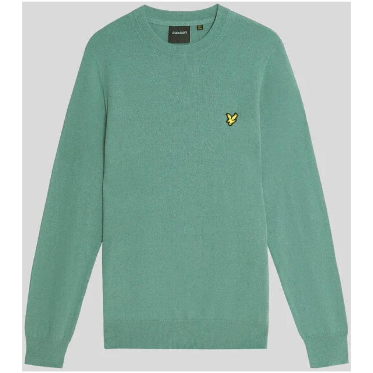 Pull Lyle & Scott couleur vert — vue 3