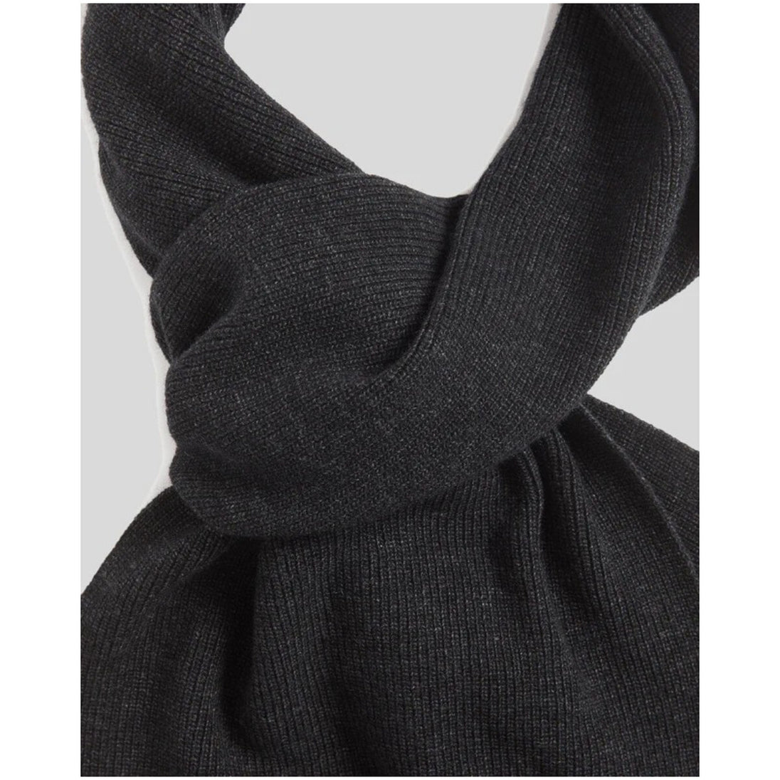 Écharpe Lyle & Scott couleur noir — vue 2