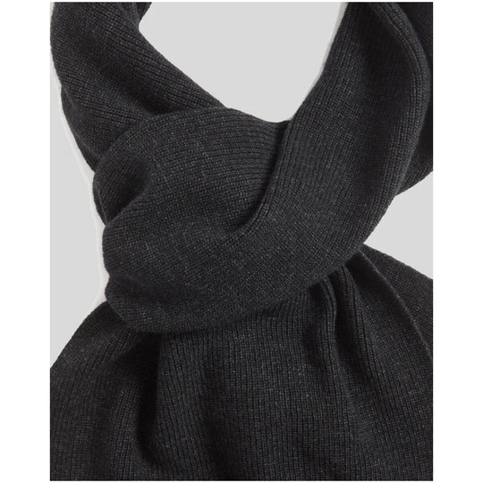 Écharpe Lyle & Scott couleur noir — vue 2