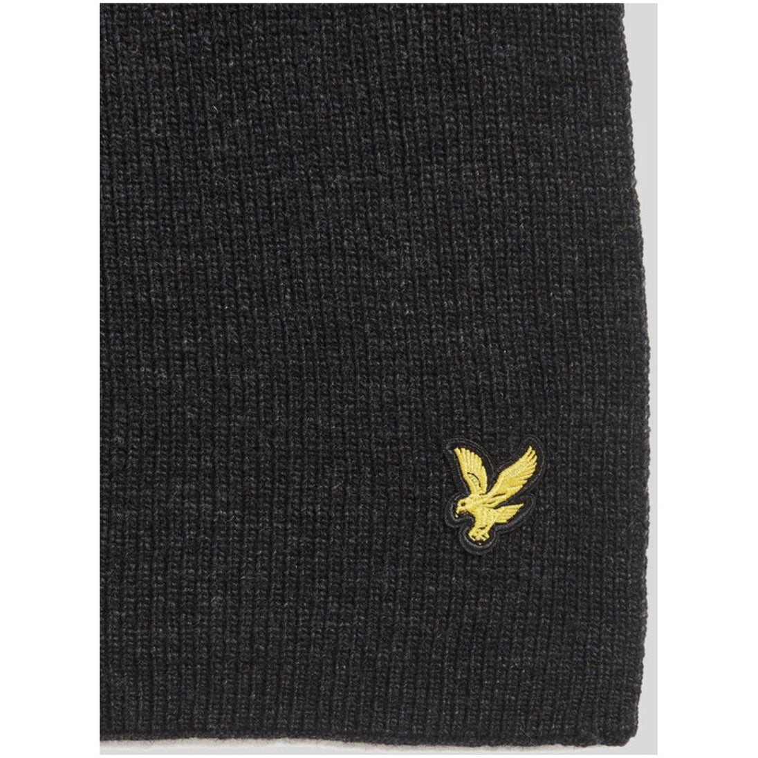 Écharpe Lyle & Scott couleur noir — vue 3