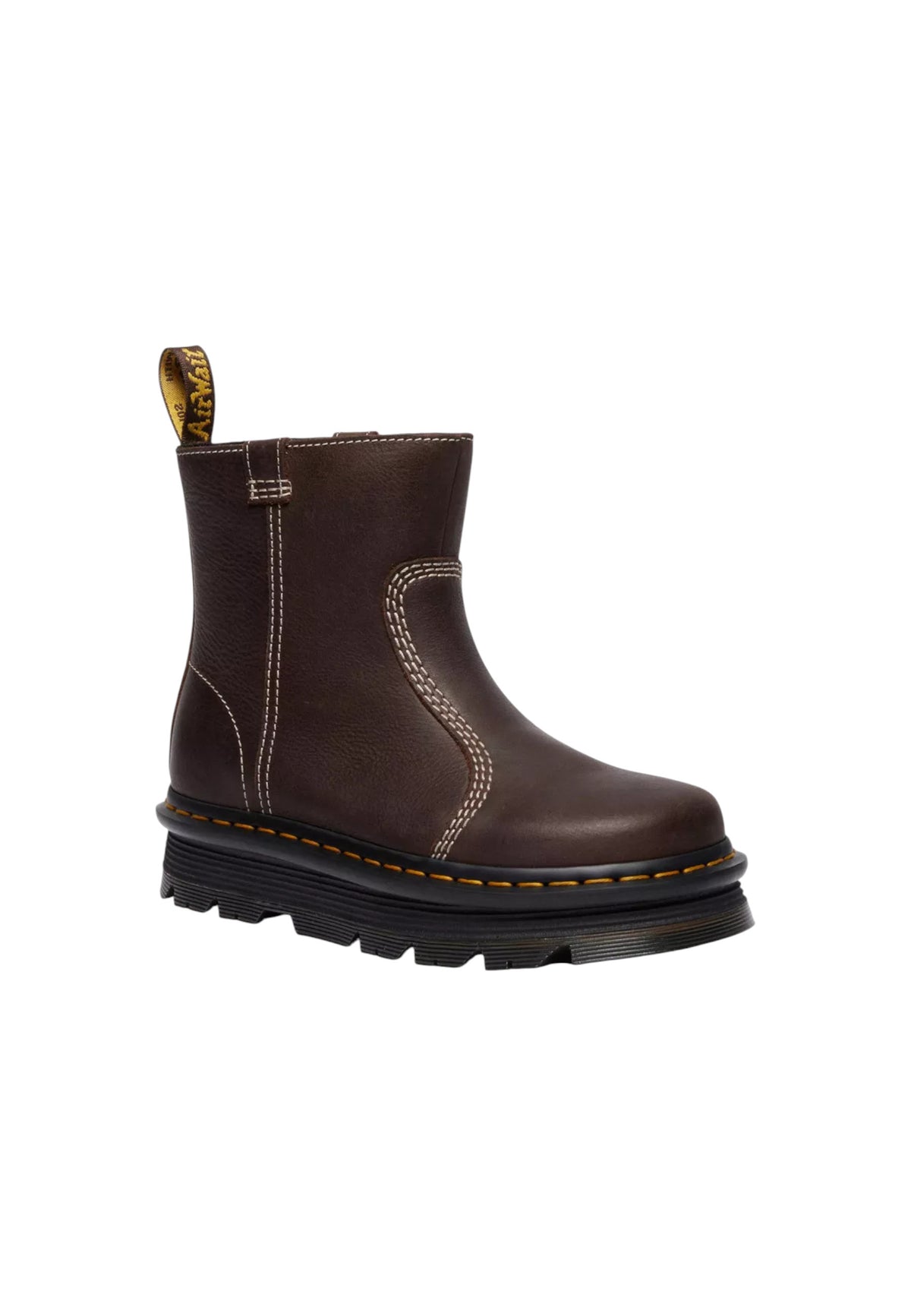 Bottes Dr. Martens couleur marron — vue 2