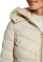 Veste Morgan De Toi couleur beige — vue 4