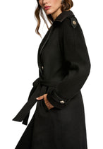 Manteau Morgan De Toi couleur noir — vue 3