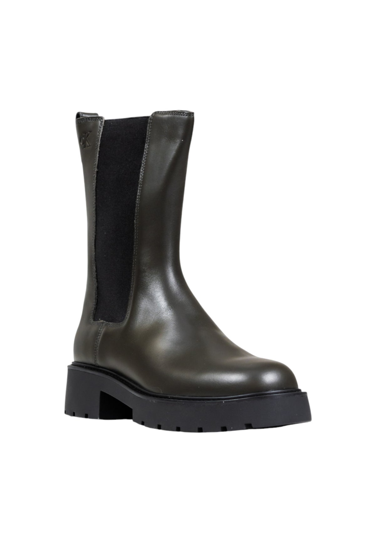 Bottes Calvin Klein Jeans couleur gris — vue 2
