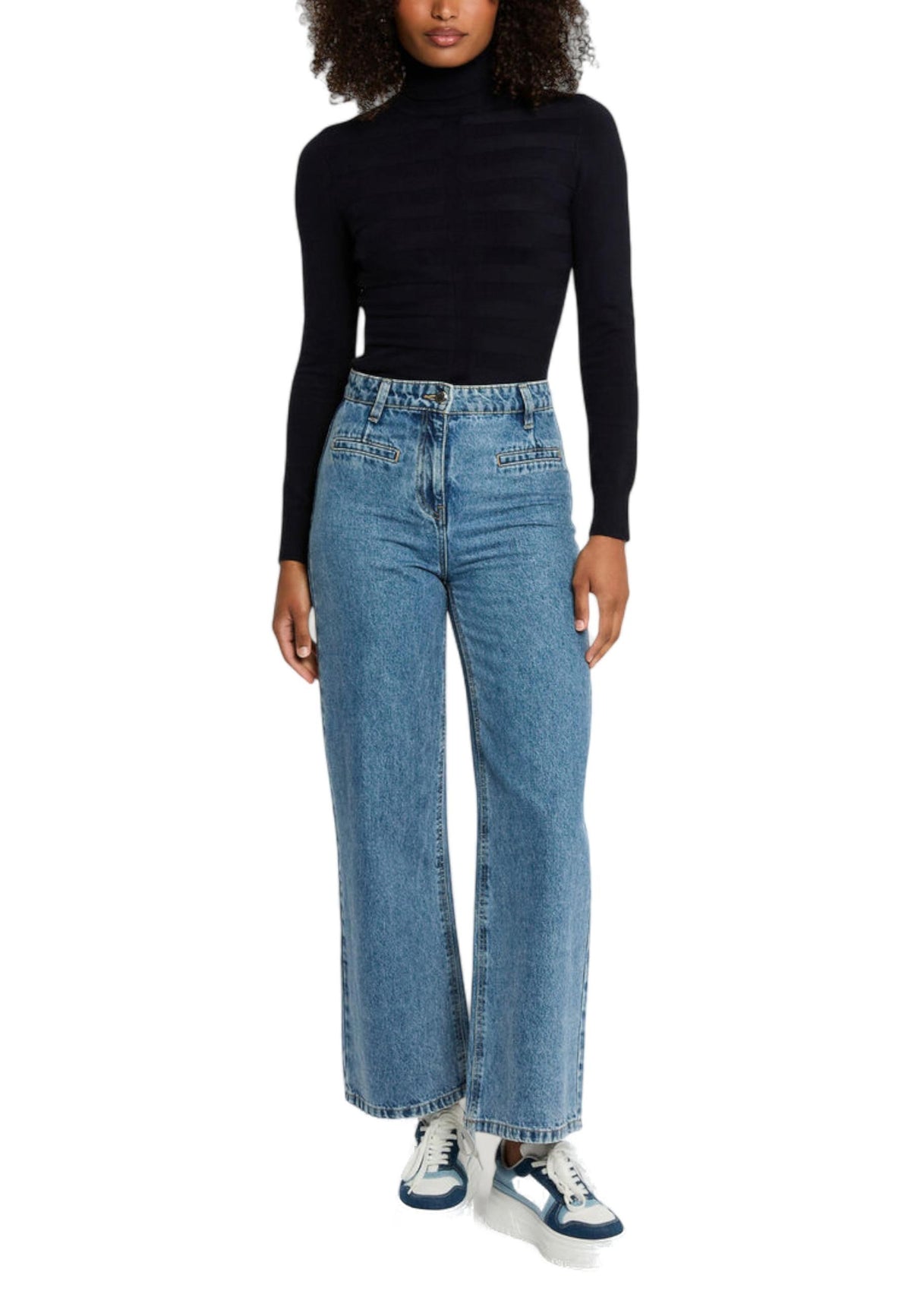 Pull Morgan De Toi couleur noir — vue 3