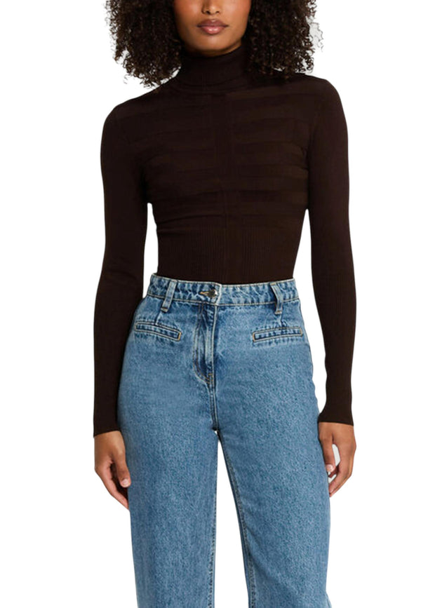 Pull Morgan De Toi couleur marron