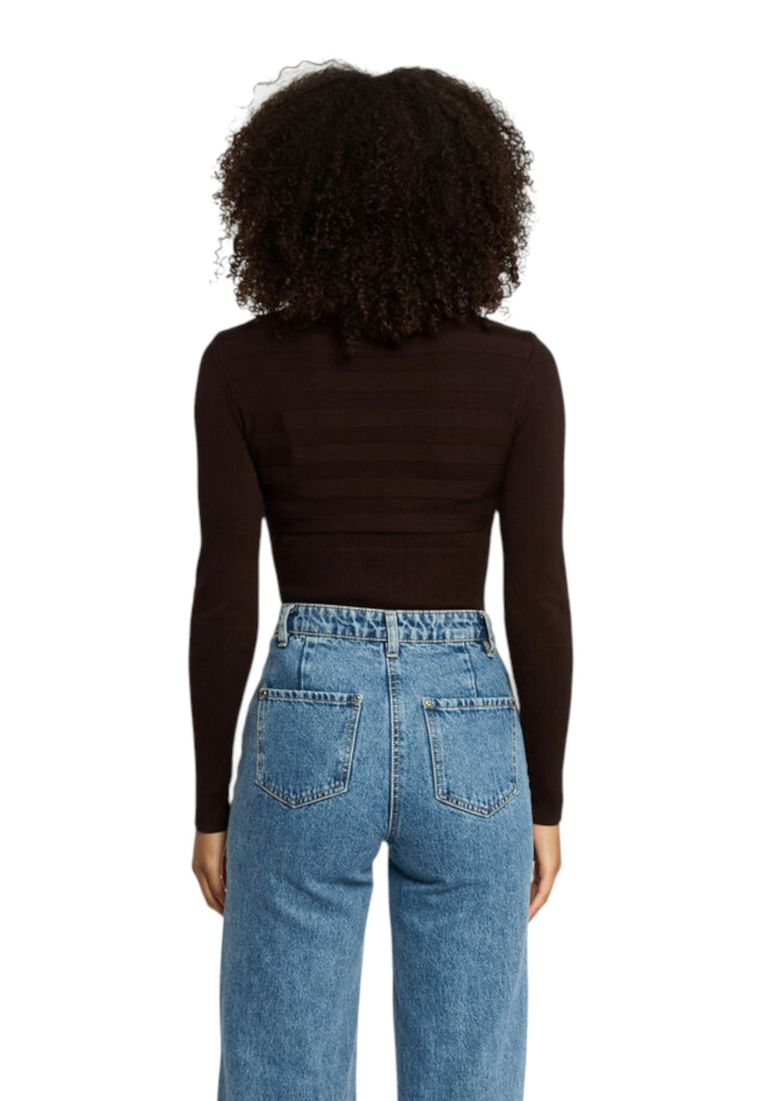 Pull Morgan De Toi couleur marron — vue 2
