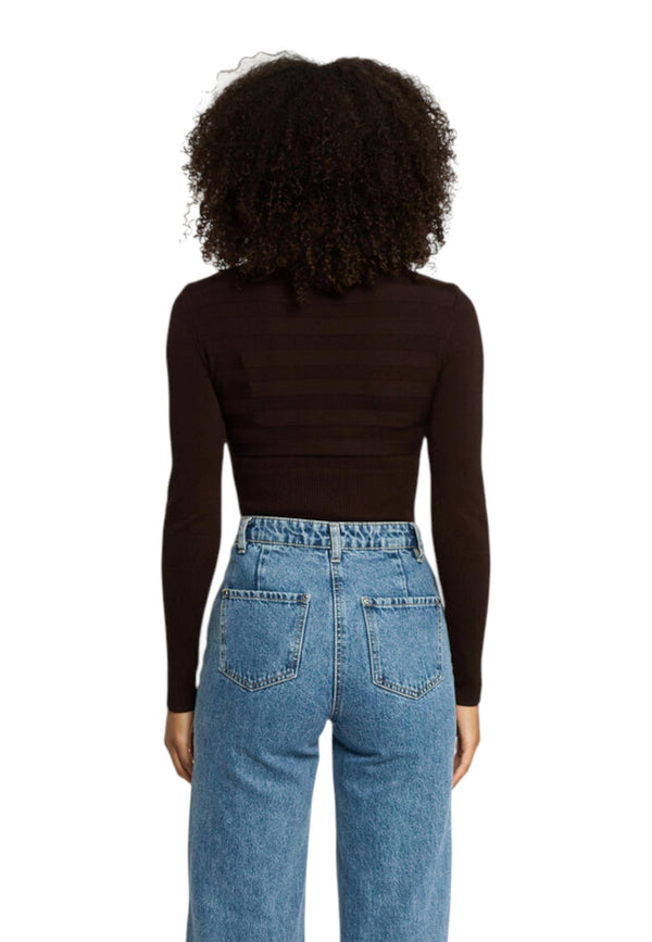 Pull Morgan De Toi couleur marron — vue 2