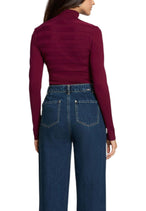 Pull Morgan De Toi couleur bordeaux — vue 2