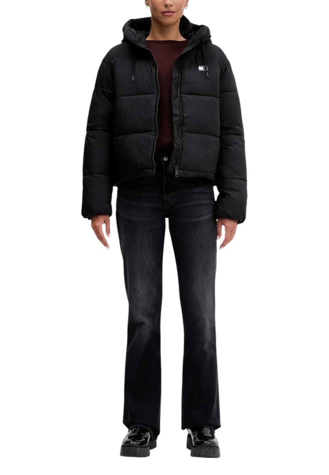 Veste Tommy Hilfiger Jeans couleur noir — vue 3