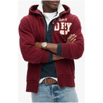 Sweat Superdry couleur bordeaux