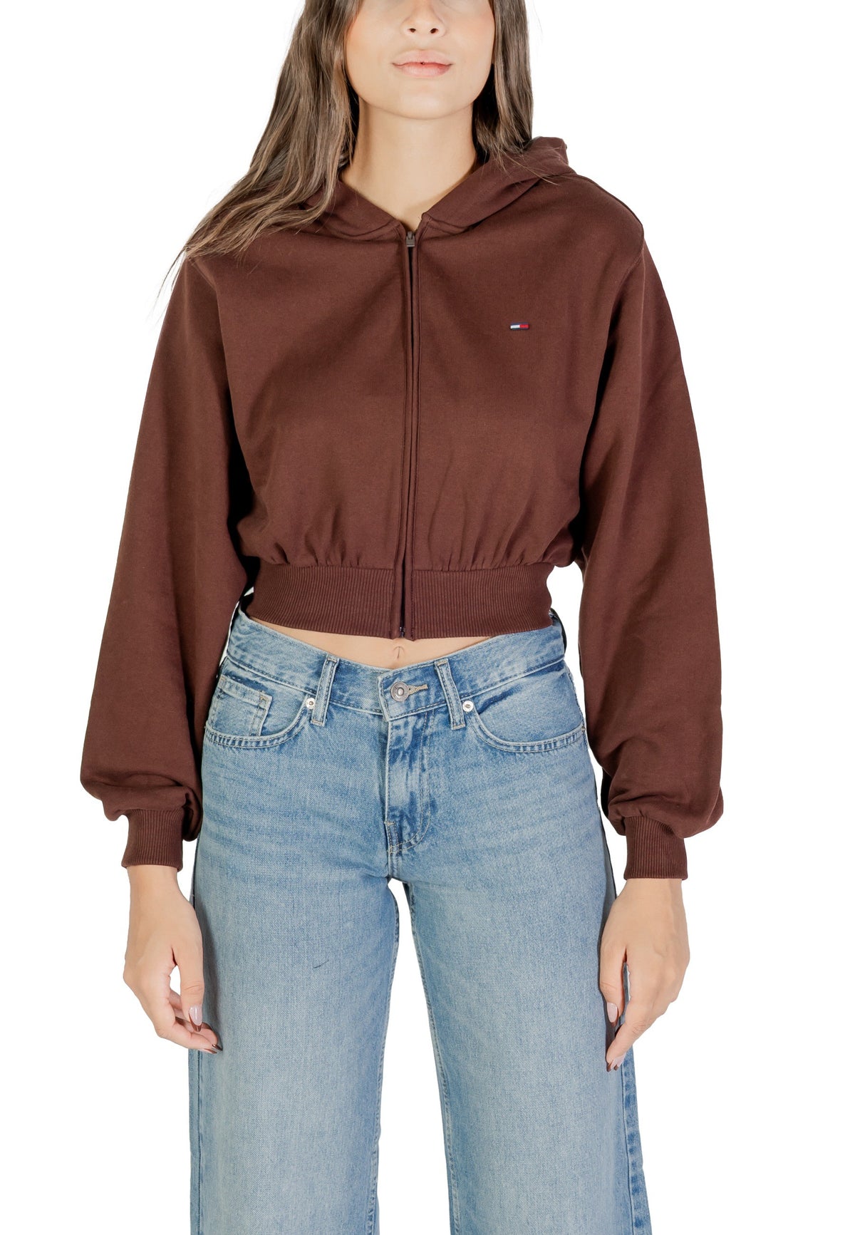 Sweat Tommy Hilfiger Jeans couleur marron