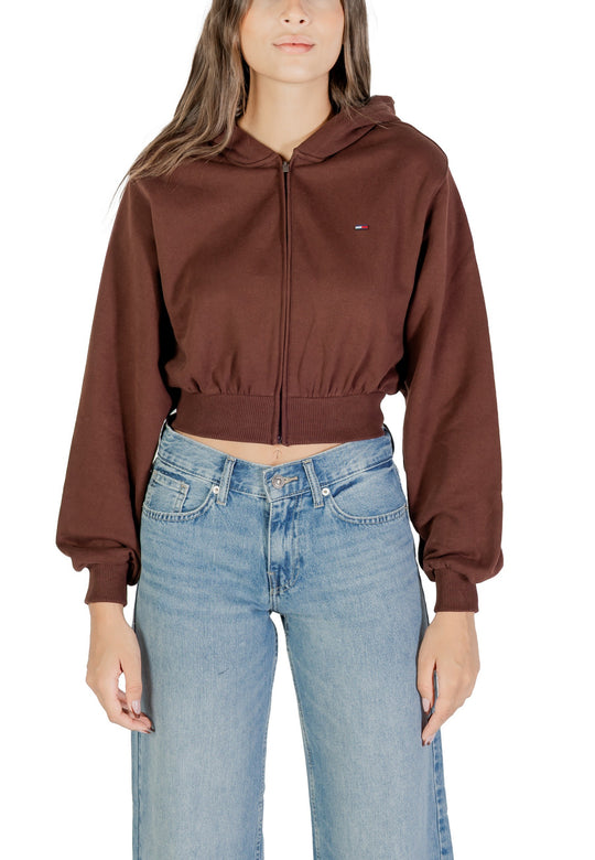 Sweat Tommy Hilfiger Jeans couleur marron