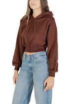 Sweat Tommy Hilfiger Jeans couleur marron — vue 4