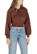 Sweat Tommy Hilfiger Jeans couleur marron — vue 3
