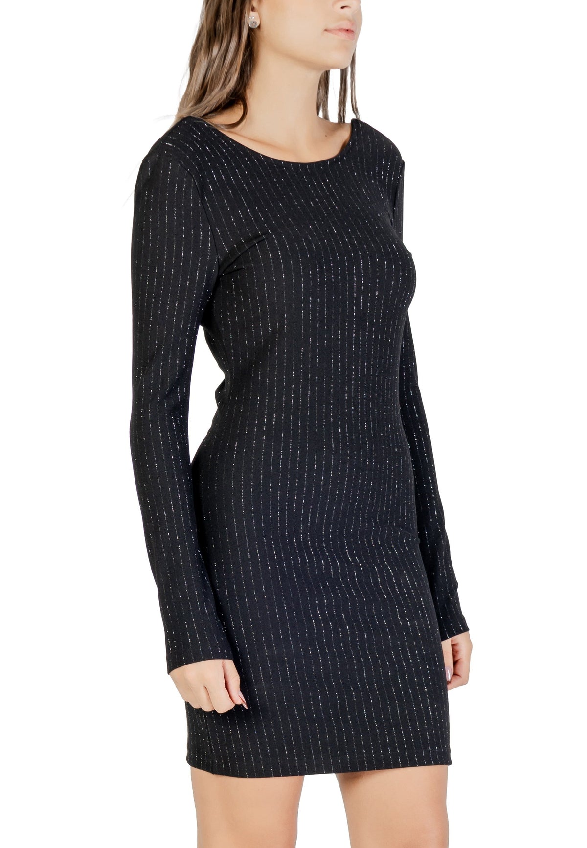 Robe Jacqueline De Yong couleur noir — vue 3