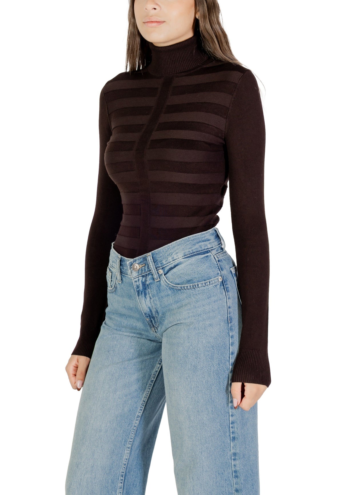Pull Morgan De Toi couleur marron — vue 2