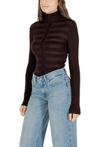 Pull Morgan De Toi couleur marron — vue 2